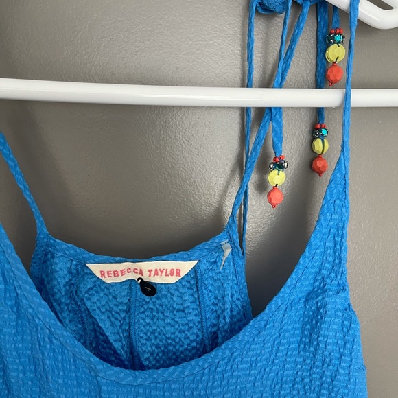 Rebecca Taylor royal blue camisole top spaghetti - Picture 3 of 8